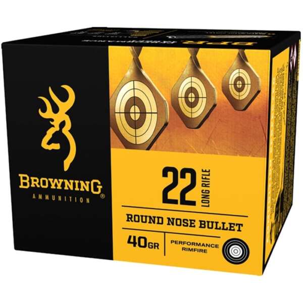 BROWNING AMMUNITION - BROWNING PERFORMANCE RIMFIRE 22 LONG RIFLE PRN AMMO