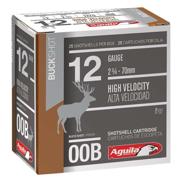 AGUILA - BUCKSHOT 2-3/4" 12GA AMMO