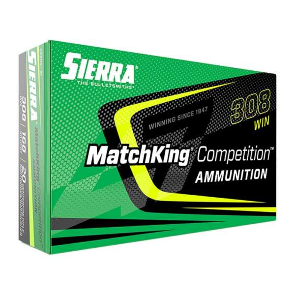 SIERRA BULLETS, INC. - MATCHKING COMPETITION 308 WINCHESTER AMMO