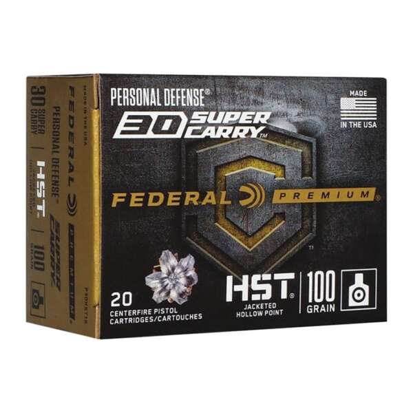 FEDERAL - PERSONAL DEFENSE 30 SUPER CARRY HANDGUN AMMO