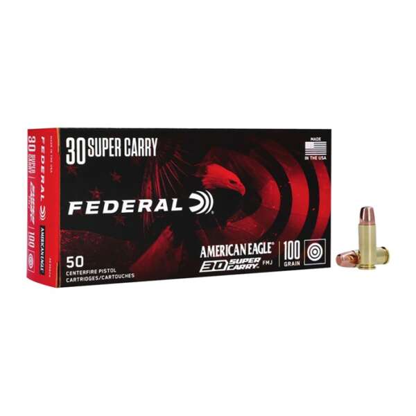 FEDERAL - AMERICAN EAGLE 30 SUPER CARRY HANDGUN AMMO