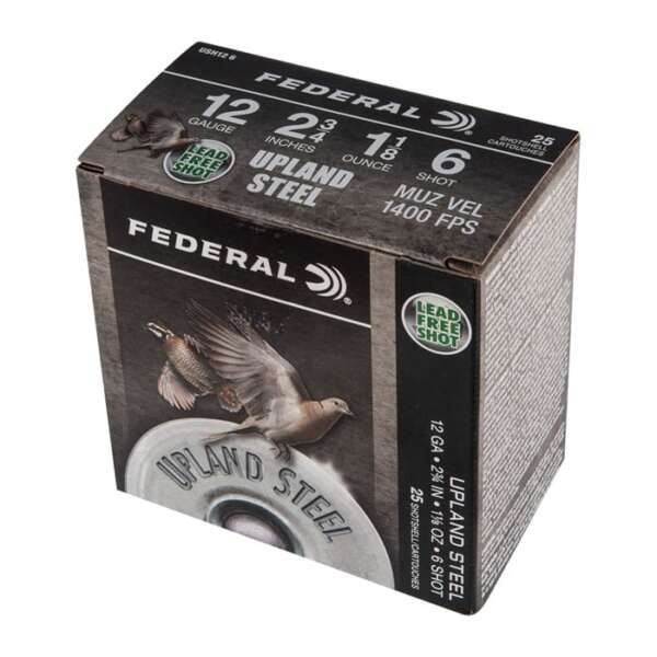 FEDERAL - UPLAND STEEL DOVE & TARGET 12 GAUGE 2-3/4" AMMO