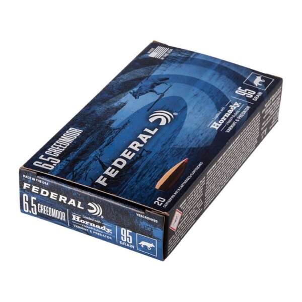 FEDERAL - VARMINT & PREDATOR 6.5MM CREEDMOOR AMMO