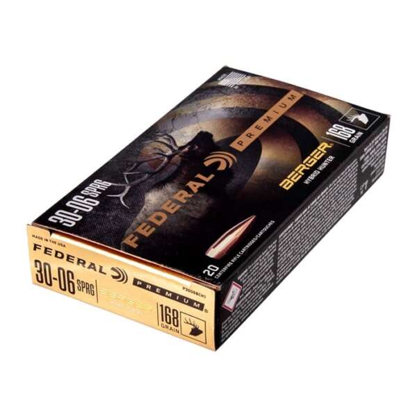 FEDERAL - PREMIUM HYBRID HUNTER 30-06 SPRINGFIELD AMMO