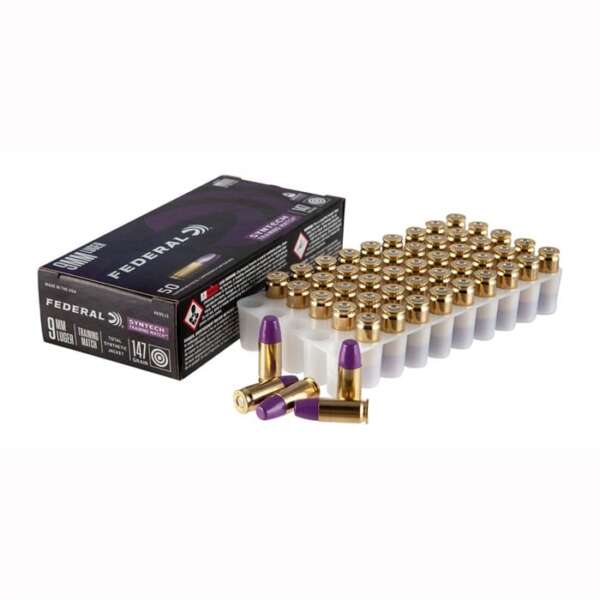 FEDERAL - SYNTECH TRAINING MATCH 9MM LUGER HANDGUN AMMO