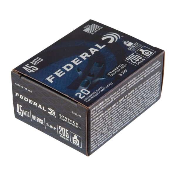 FEDERAL - SYNTECH DEFENSE 45ACP AMMO