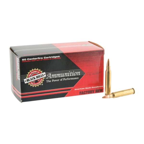 BLACK HILLS AMMUNITION - MATCH HOLLOW POINT 223 REMINGTON AMMO