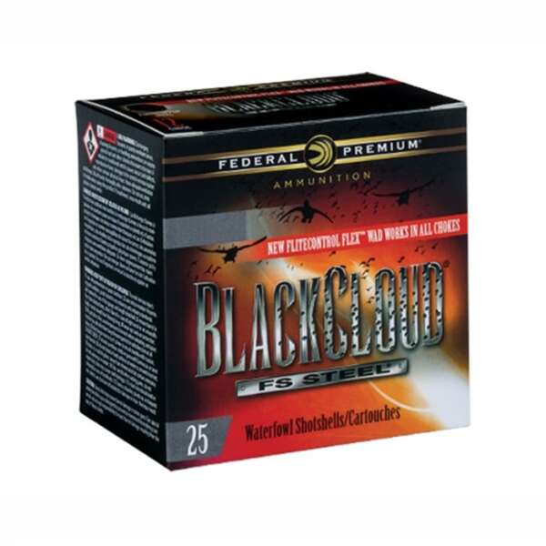 FEDERAL - BLACK CLOUD FS STEEL AMMO 12 GAUGE 3" 1-1/4 OZ #BBB STEEL SHOT