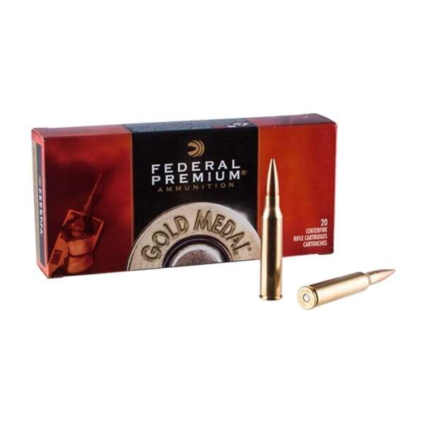 FEDERAL - GOLD MEDAL MATCH AMMO 338 LAPUA 300GR HPBT