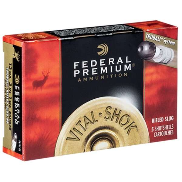 FEDERAL - VITAL-SHOK TRUBALL SLUG 12 GAUGE 3" AMMO