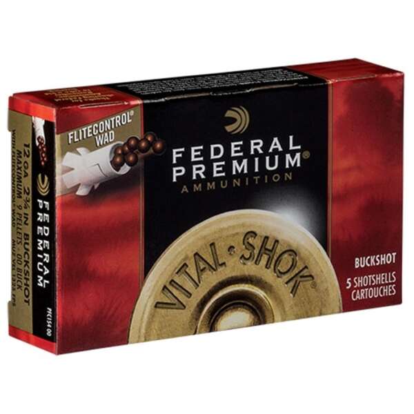 FEDERAL - VITAL-SHOK BUCKSHOT 12 GAUGE 2-3/4" AMMO