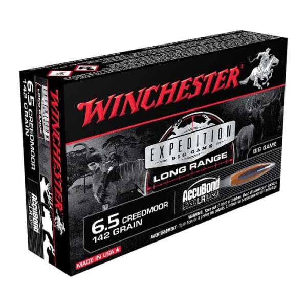 WINCHESTER - EXPEDITION BIG GAME LONG RANGE 6.5 CREEDMOOR RIFLE AMMO