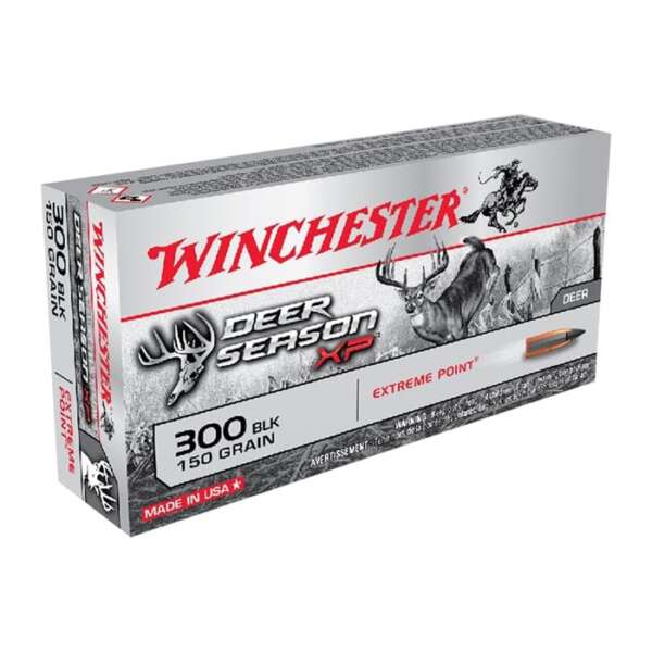 WINCHESTER - DEER SEASON XP 300 BLACKOUT RIFLE AMMO