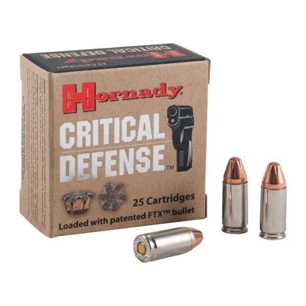 HORNADY - CRITICAL DEFENSE 9MM LUGER AMMO