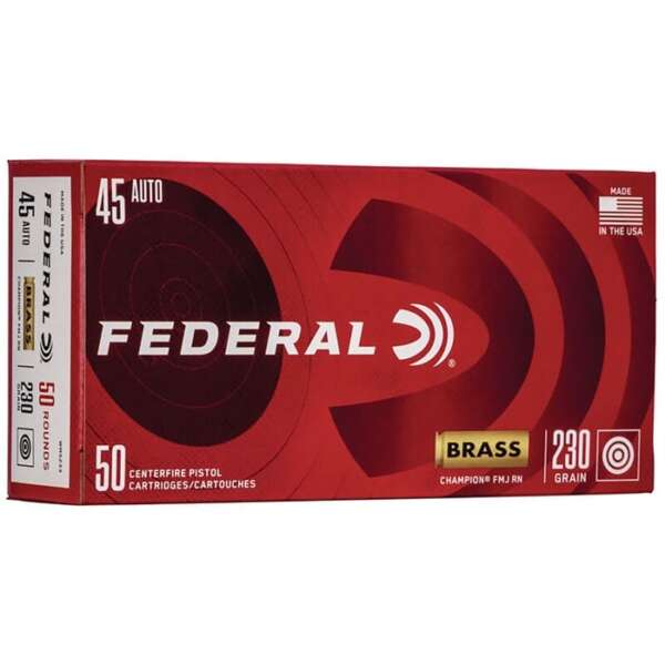 FEDERAL - CHAMPION TRAINING 45 ACP HANDGUN AMMO