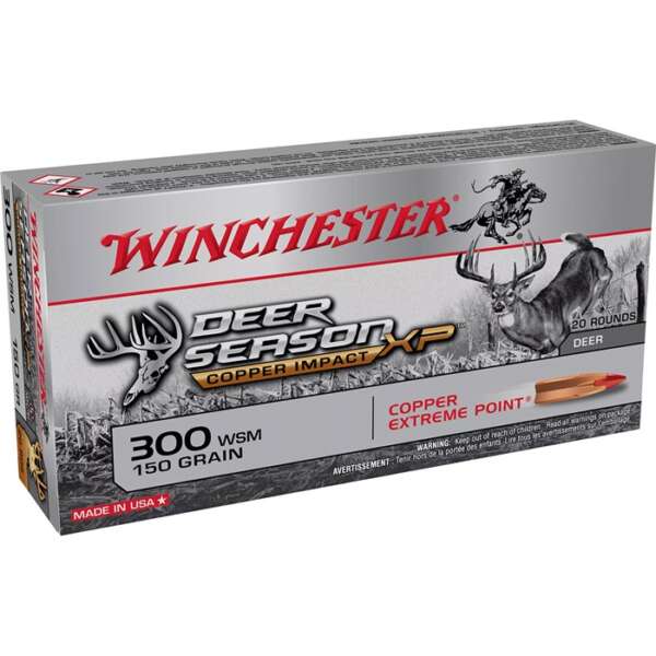 WINCHESTER - DEER SEASON XP COPPER IMPACT 300 WSM RIFLE AMMO