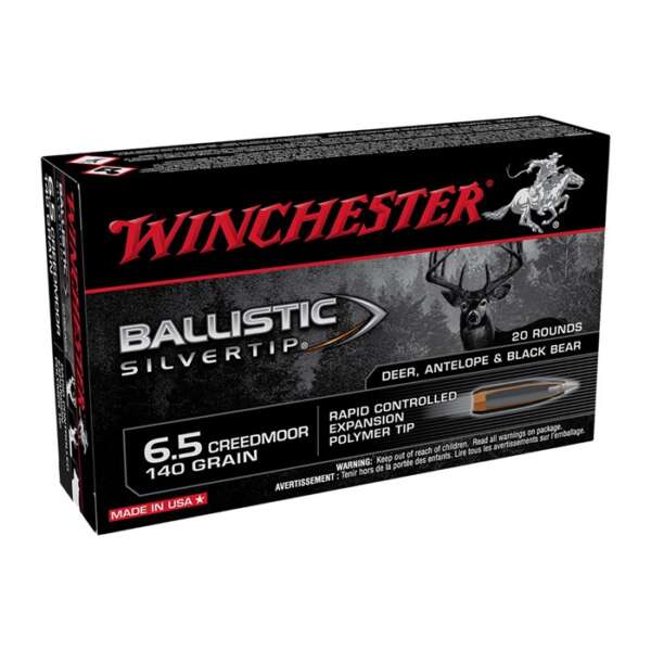 WINCHESTER - BALLISTIC SILVERTIP 6.5 CREEDMOOR RIFLE AMMO