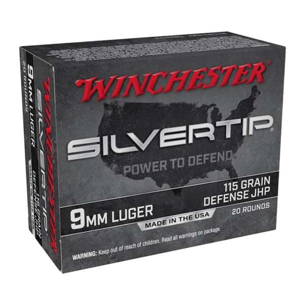 WINCHESTER - SILVERTIP 9MM LUGER HANDGUN AMMO