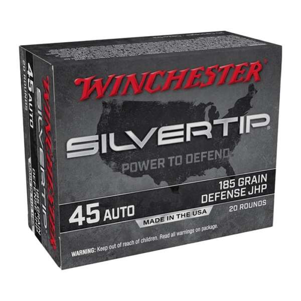 WINCHESTER - SILVERTIP 45 ACP HANDGUN AMMO