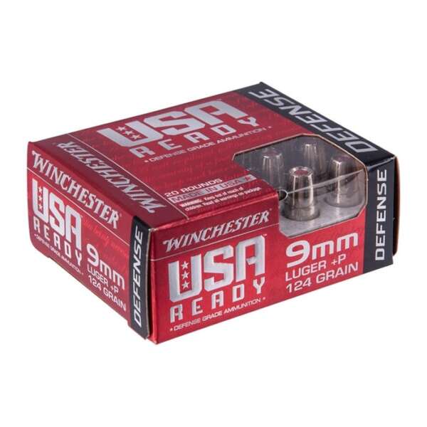 WINCHESTER - USA READY DEFENSE 9MM LUGER HANDGUN AMMO