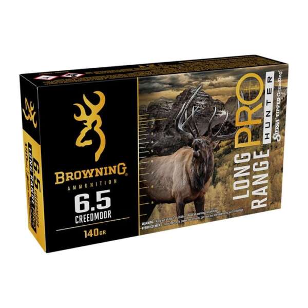 BROWNING AMMUNITION - LONG RANGE PRO HUNTER 6.5 CREEDMOOR AMMO