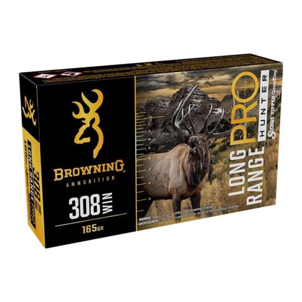 BROWNING AMMUNITION - LONG RANGE PRO HUNTER 308 WINCHESTER AMMO