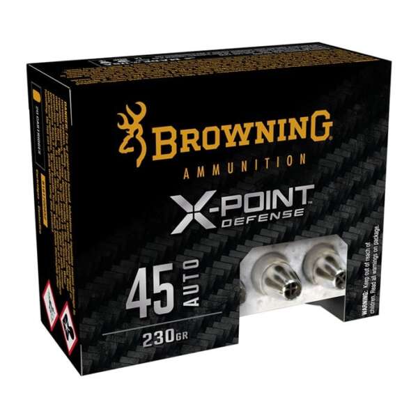 BROWNING AMMUNITION - X-POINT DEFENSE 45 AUTO AMMO