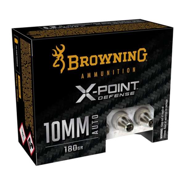 BROWNING AMMUNITION - X-POINT DEFENSE 10MM AUTO AMMO