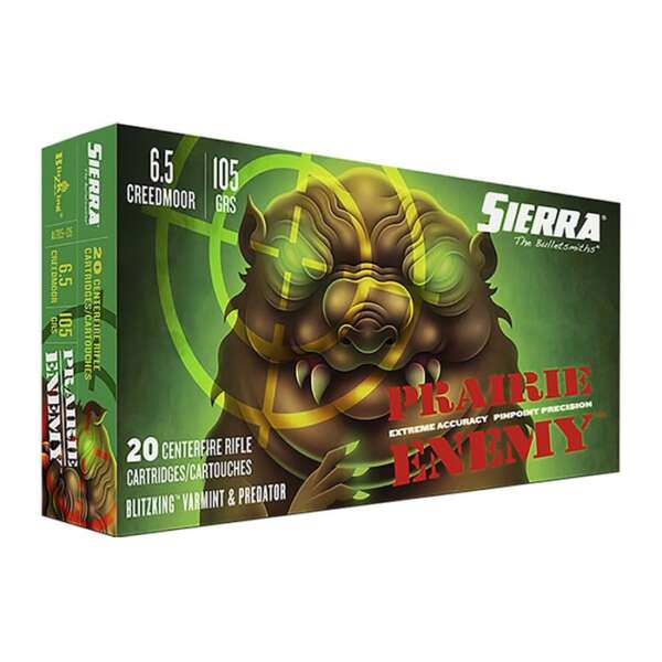 SIERRA BULLETS, INC. - PRAIRIE ENEMY 6.5MM CREEDMOOR AMMO