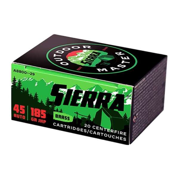 SIERRA BULLETS, INC. - OUTDOOR MASTER 45 AUTO AMMO