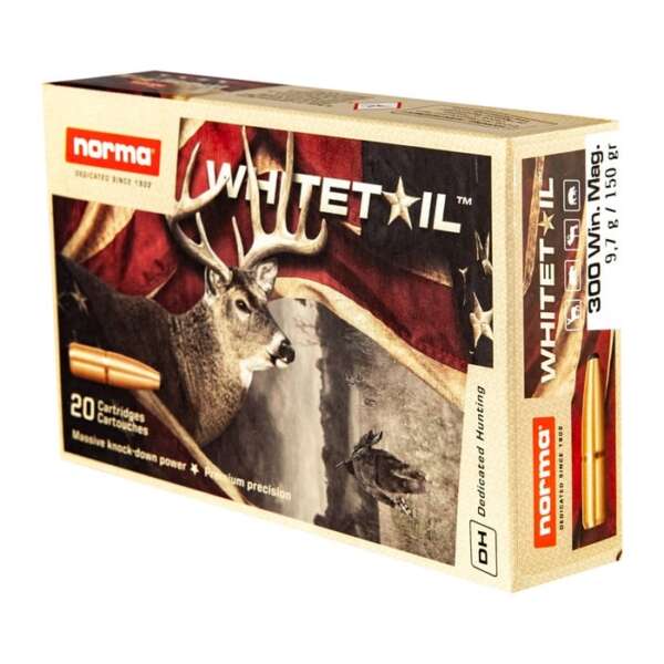 NORMA - WHITETAIL 300 WINCHESTER MAGNUM AMMO