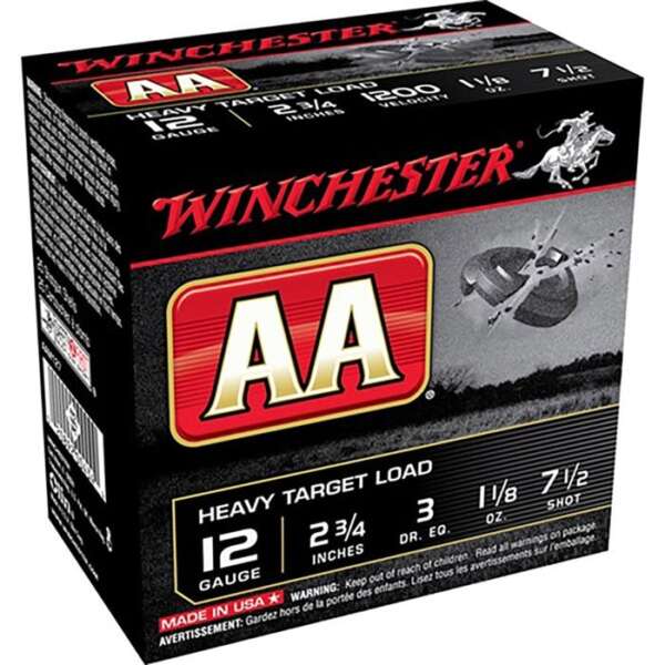 WINCHESTER - AA HEAVY TARGET LOAD 12 GAUGE SHOTGUN AMMO