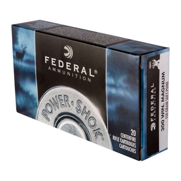 FEDERAL - POWER-SHOK AMMO 300 WIN MAG 150GR SP