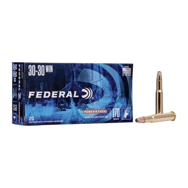 FEDERAL - POWER-SHOK 30-30 WINCHESTER RIFLE AMMO