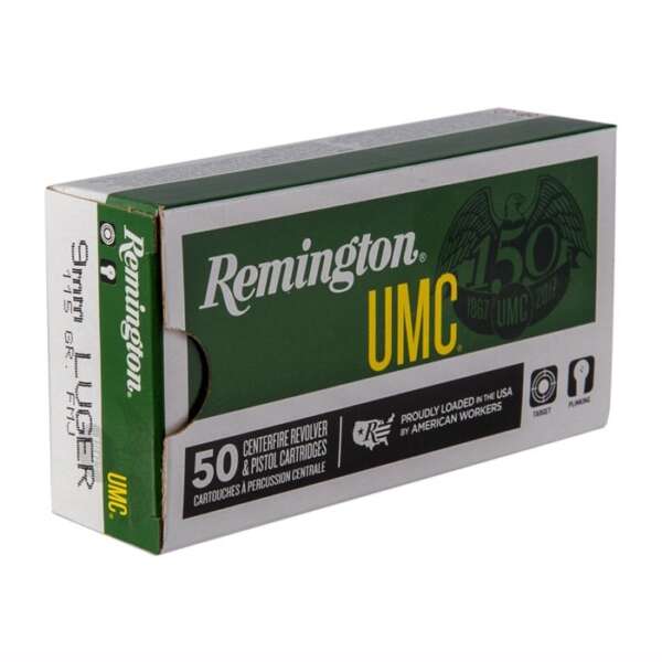 REMINGTON - UMC 9MM LUGER HANDGUN AMMO