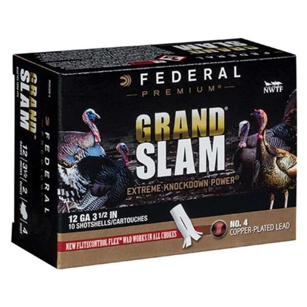 FEDERAL - Federal Grandslam 12Ga 3"  4De 1 3/4" Oz 4 10/Bx