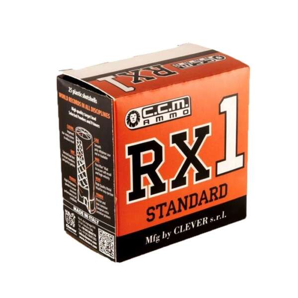 CLEVER - RX 1 Standard Target 12ga. 2  3/4dr. 1oz. #7.5