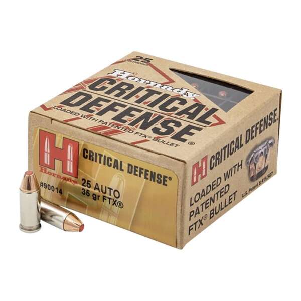 HORNADY - CRITICAL DEFENSE 25 AUTO AMMO