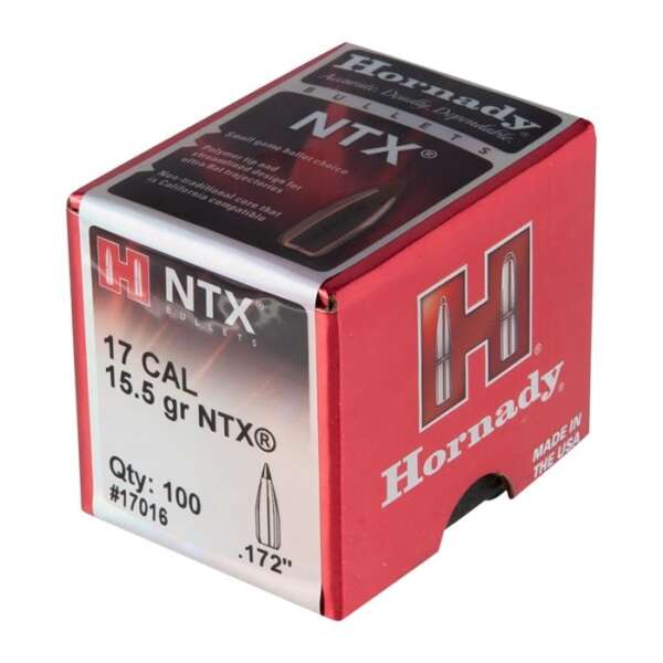 HORNADY - NTX 17 CALIBER (0.172') BULLETS