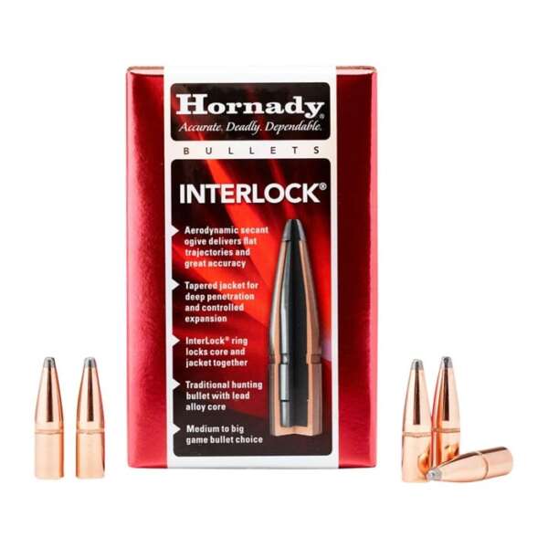 HORNADY - INTERLOCK® 35 CALIBER (0.355") RIFLE BULLETS